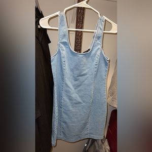 Blue denim dress forever 21 with tags